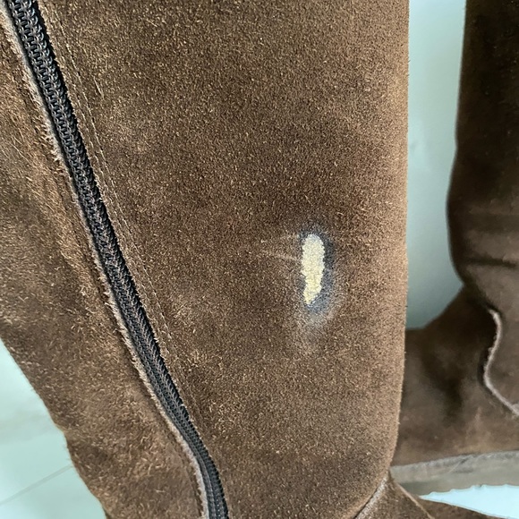 UGG Australia Cargo Suede Leather W/Sheepskin Lined Brown Boots S/N 1968 size 4 - Picture 6 of 16